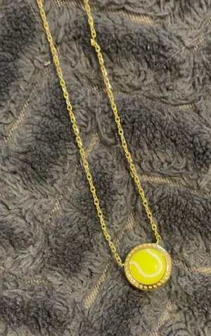 Kendra Scott gold tennis necklace thumbnail 1