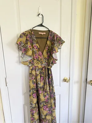 Anthropologie Hutch Pietrina Wrap Maxi Dress thumbnail 6