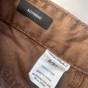 SONG4U Terracotta Brown Boyfriend Style Trousers Pants Size 5/27 thumbnail 14