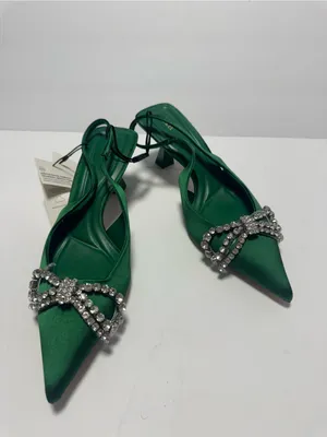 Zara Women's Kitten Heels NWT Size 38 thumbnail 4