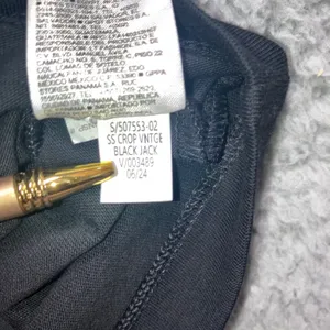 Old Navy Vintage‎ Tee T Shirt Women Small Crop Black Basic Oversized Baggy Loose thumbnail 8