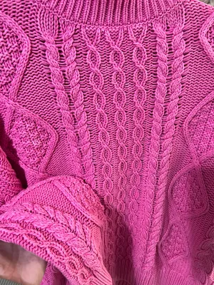 Lucky Brand Cable Zip mock Neck Sweater thumbnail 6