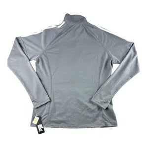 Adidas Golf French Terry Full Zip Jacket Grey 3 Stripes UPF 50 NEW GolfCore thumbnail 10