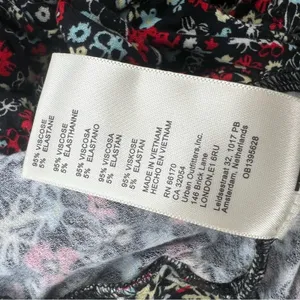 Free People Vibe Check‎ floral jumpsuit tie waist and back sz XS thumbnail 10