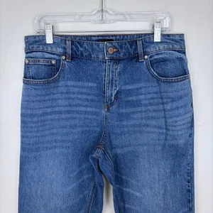 Talbots Stovepipe Ankle Jeans Kingston Wash Straight Leg Mid Rise Size 10 thumbnail 3