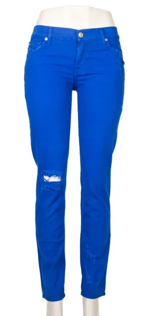 💖 7 For All Mankind Slim Cigarette‎ Jeans thumbnail 1