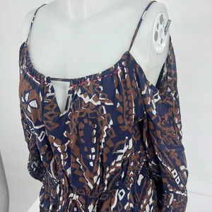 Anthropologie VANESSA VIRGINIA Convivial Midi Dress Boho Cotton thumbnail 4