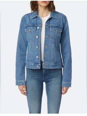 Hudson NWOT the Classic fitted trucker jacket sz l/xl thumbnail 2