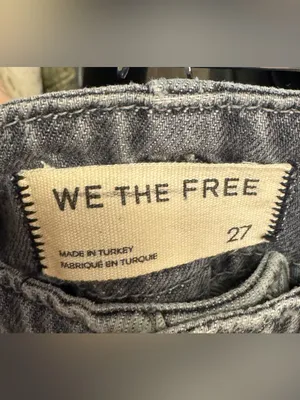NWOT Free People We the Free Aster Straight Leg Jeans - slate grey - 27 thumbnail 10