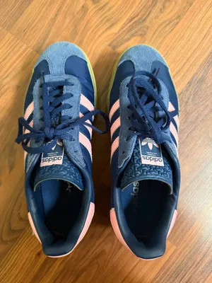 Adidas Gazelle Sneakers Pink and Navy thumbnail 3