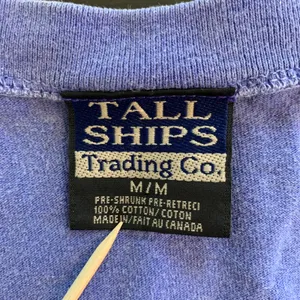 Nova Scotia T-Shirt‎ Womens Medium Embroidered Floral V-Neck Tall Ships Trading thumbnail 3