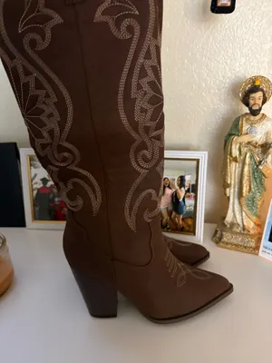 Cowgirl boots Brown Size 6 thumbnail 1