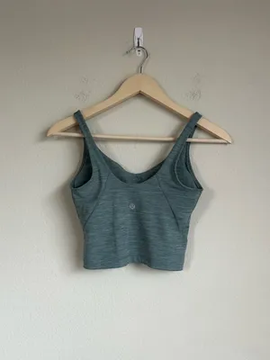 Lululemon Align Heathered Tidewater Teal Tank thumbnail 3
