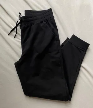 Black womens dri fit joggers thumbnail 1