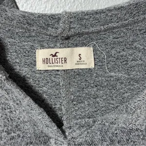 Hollister Women Gray Hoodie Sweatshirt Long‎ Sleeve Size Small thumbnail 3