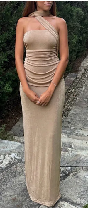 Tojha Iesha Maxi Dress in Champagne Beige AU10/US6 thumbnail 1