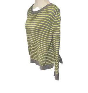 American Eagle Fun striped knit crewneck sweater thumbnail 2