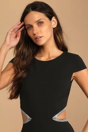 Lulus Black Jumpsuit With Cutouts thumbnail 4