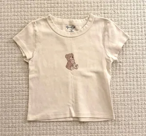 Brandy Melville teddy baby tee  thumbnail 1
