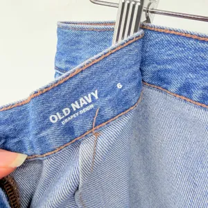 Old Navy Y2K Drapey Denim Midi Skirt Sz 6 Preppy Minimal 90s A Line Cottagecore thumbnail 7
