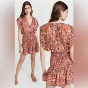 A.L.C.‎ Carly Silk Floral Mini Dress thumbnail 2