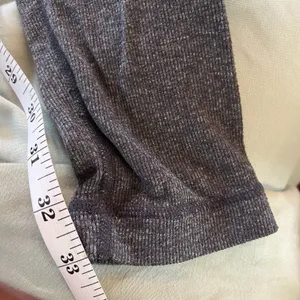 Lululemon Ribbed High Rise Pant Black Women's Size 4 Dance Extra Long Foot thumbnail 2