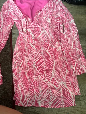 Lovers and Friends Makena Mini Dress Fuchsia Leaf Size S thumbnail 9