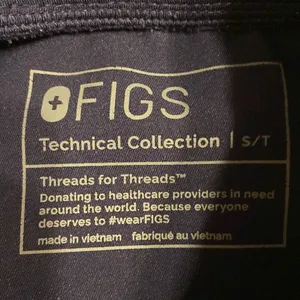FIGS pants size S excellent condition navy blue color inseam 30” waist 30” thumbnail 8