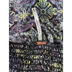Free People Purple Kaleidoscope Medallion Off Shoulder Crop Top Shorts Set S/P thumbnail 9