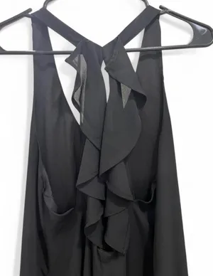 Boutique Black Flowy Dress Sleeveless thumbnail 3