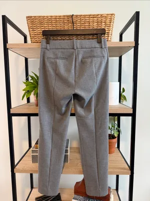 J. Crew Cameron 365 Mid-Rise Gray Ankle Woven Career Dress Pant Trouser, 2 thumbnail 5