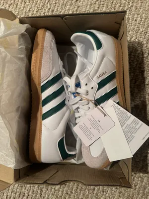 Adidas Samba OG White Collegiate Green Gum IE3437 thumbnail 5