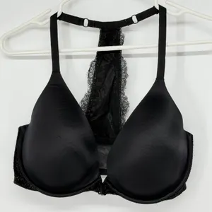 Victoria's Secret Very Sexy Lightly Lined Plunge Front Close Bra‎ Black 34DDD thumbnail 1