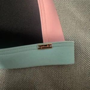 PINK Victoria's Secret Black, Pink, and Mint Bikini Top thumbnail 3