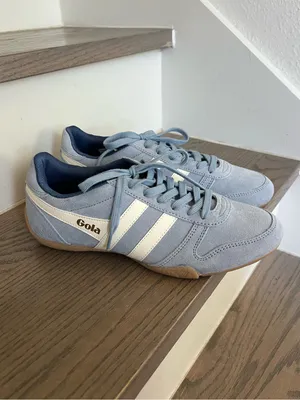 Gola Suede Chase Sneakers in Blue Air / Off White / Moonlight / Gum NWOB thumbnail 3