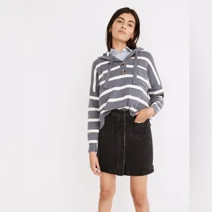 Madewell Denim High-Waist Button-Front Mini Skirt in Gilmore Wash Size 29‎ thumbnail 6
