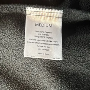 Women’s Dark Gray Ski Jacket with Hood Slim Fit Size M thumbnail 10
