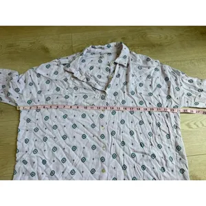 EUC Intimately Free People Lilac Womens Oversized Button Up Shirt XS Long Sleeve thumbnail 6