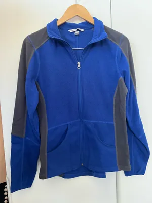 Port authority blue fleece jacket thumbnail 1