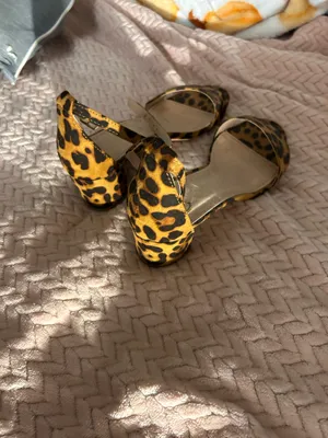 & Other Stories 2 inch cheetah heels thumbnail 2