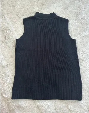 Double D Ranch Black Mock Neck Sleeveless Top XS thumbnail 1