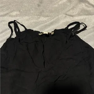 Umgee Black Strappy Shirt thumbnail 2