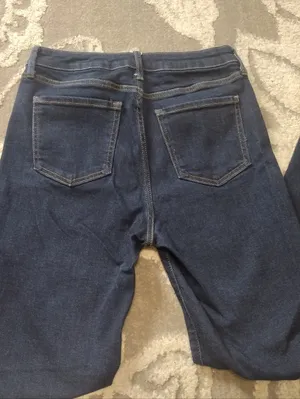Quince Bella Stretch Kick Flare In Deep Rinse Jean thumbnail 3