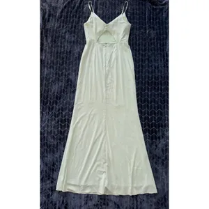 AZAZIE Stretch Agave Sheath‎ V-Neck Pleated Stretch Satin Dress Size 4 thumbnail 6