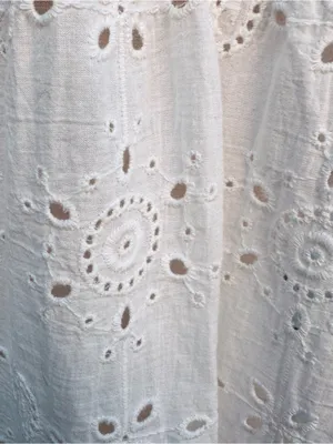 THML Sleeveless Boho White Eyelet Top thumbnail 13