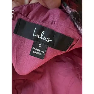 Lulus Mini Dress Womens Small Magenta Floral Jacquard Cocktail Party Bodycon‎ thumbnail 5