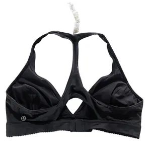 Lululemon Sports Bra Womens 8 Black‎ Racerback Keyhole Athleisure Activewear thumbnail 2