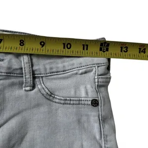 Abercrombie & Fitch Size 25/0 Ankle Skinny Jean Stretch Light Gray | 29-9 thumbnail 6