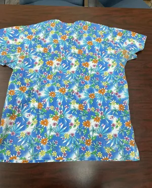 Peaches Uniform s Floral Scrub Top thumbnail 5
