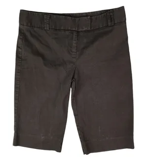 The Limited Cassidy Fit‎ Bermuda Chino Shorts Womens 6 Stretch Brown thumbnail 1